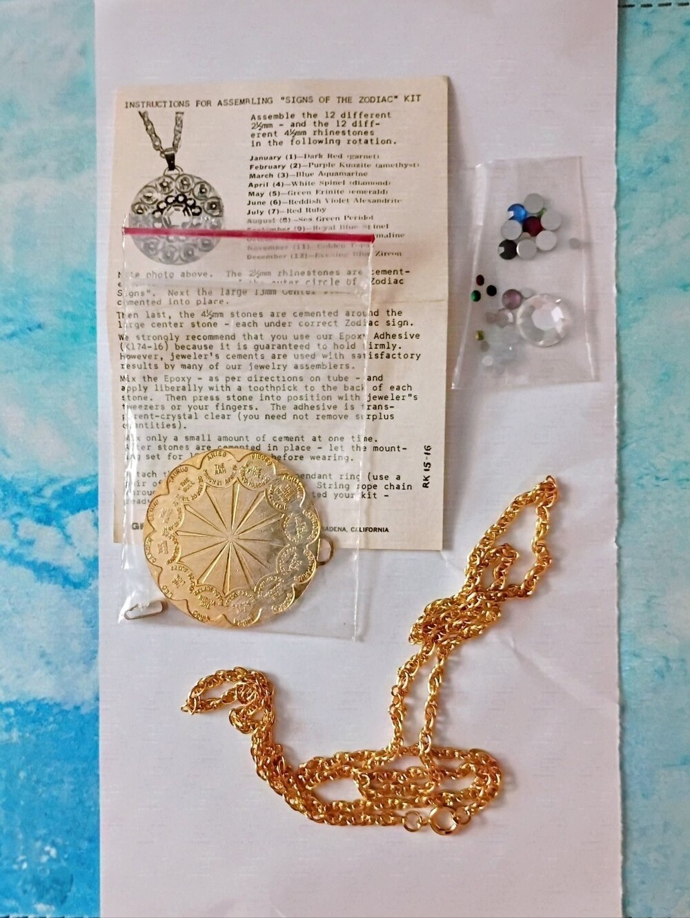 Zodiac Pendant Kit